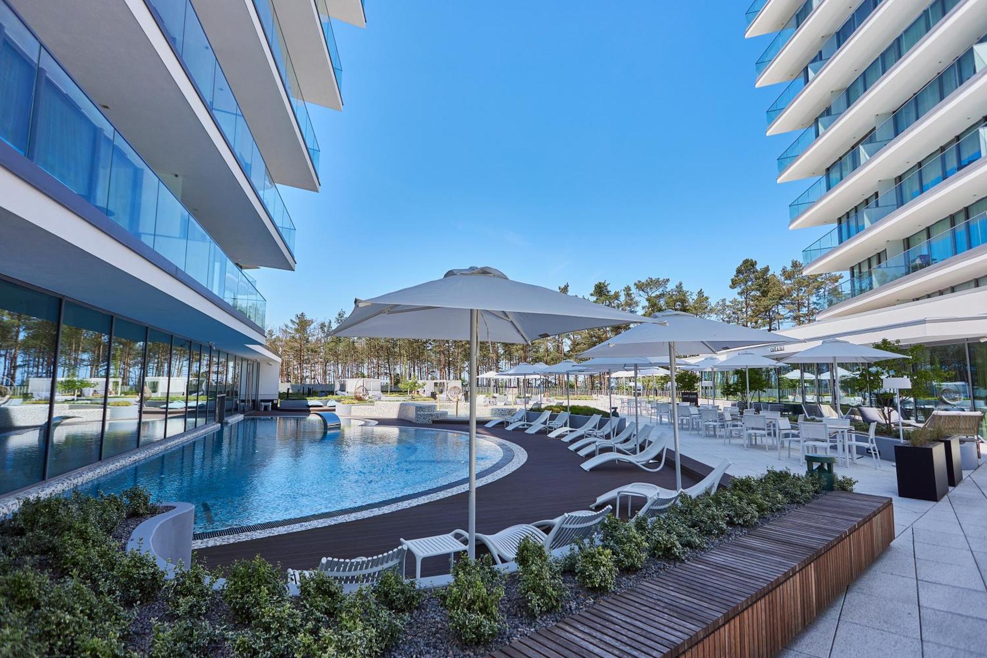 מידזיזדרויה Wave Prestige Sea View - Spa&Pools מראה חיצוני תמונה