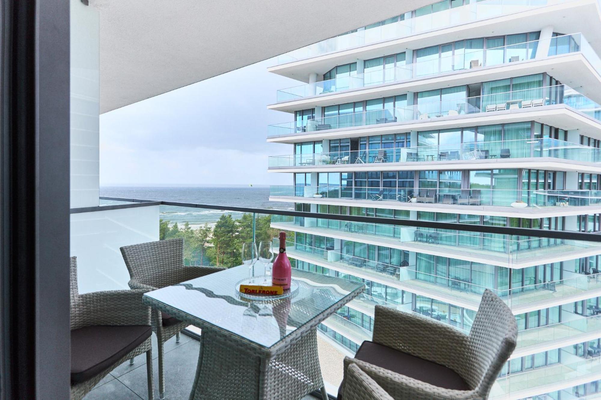 מידזיזדרויה Wave Prestige Sea View - Spa&Pools מראה חיצוני תמונה